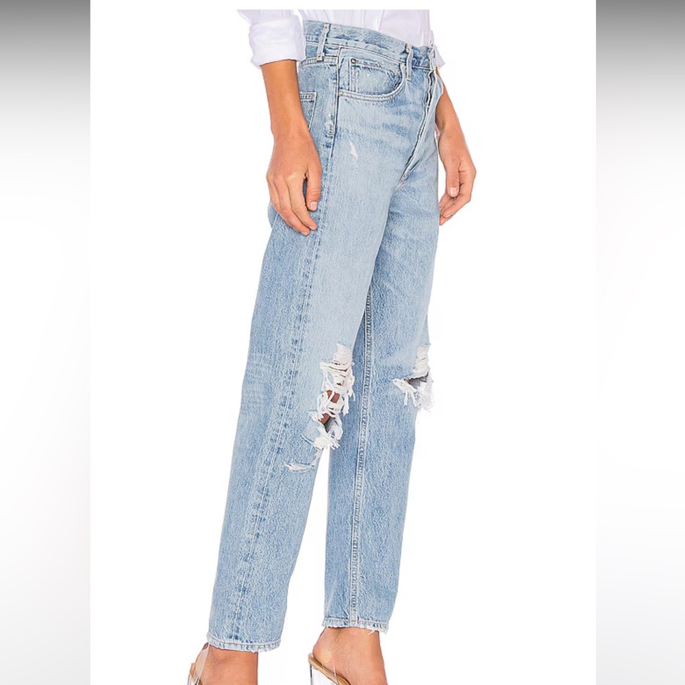 Agolde mid rise loose fit jeans